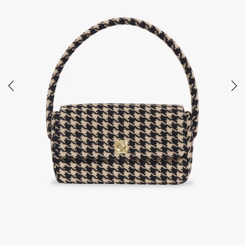 Anine Bing Nico Bag Houndstooth
